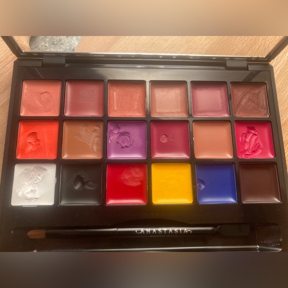 Anastasia Beverly Hills Lip Palette & Brush/Spatula~DISCONTINUED HTF! - Picture 1 of 8